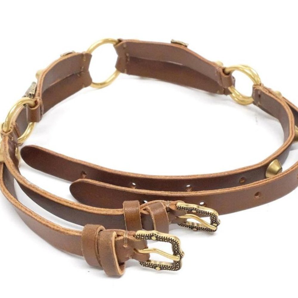 Gucci Brown x Gold Tiger Feline Head Choker 240252 - Picture 11 of 12